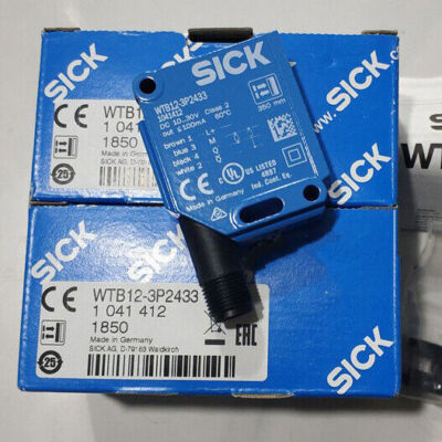 SICK WTB12-3P2433 Photoelectric Sensor New One WTB123P2433 