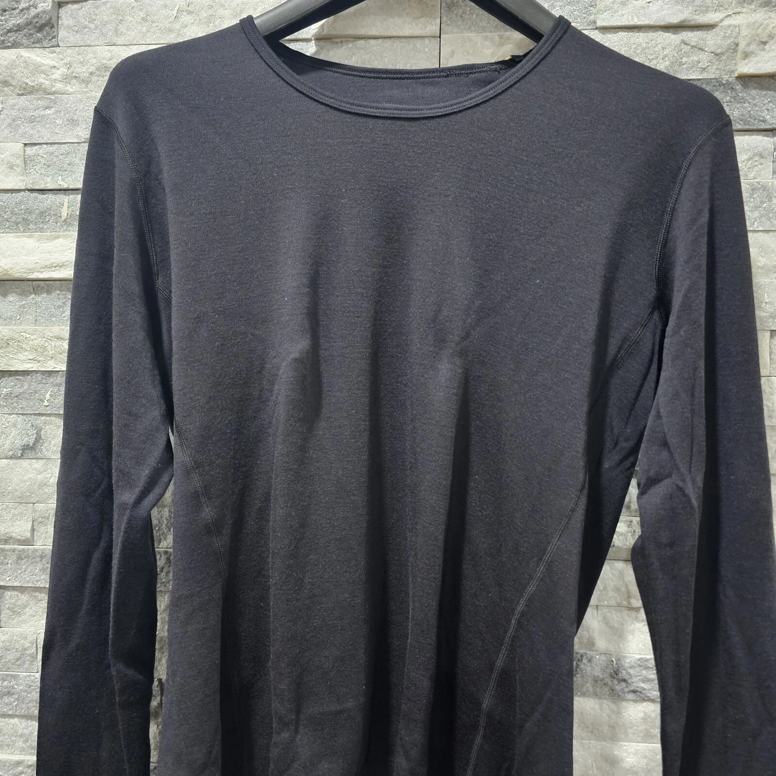 adidas Terrex Xperior Merino 260 Baselayer Long Sleeve Women's XL Black NEW Wool