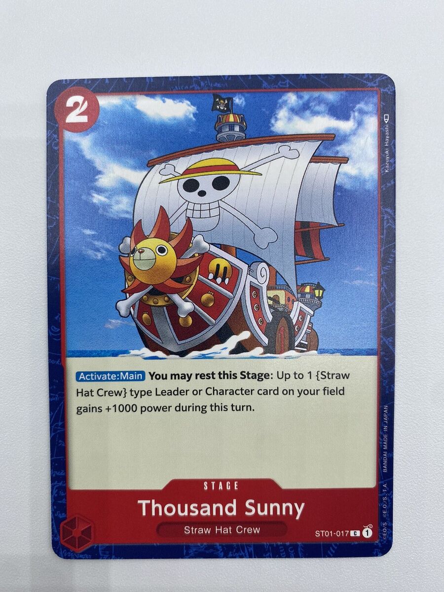 Thousand Sunny - ST01-017 - NM - One Piece TCG | eBay Thousand Sunny - ST01-017 - NM - One Piece TCG | eBay