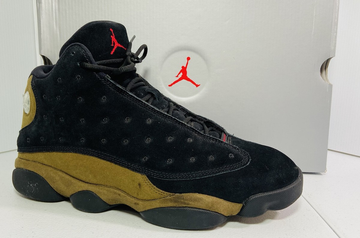 Men's Nike Air Jordan 13 XIII Retro Olive Black Size 10.5