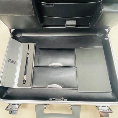 Limited to 70 Zero Halliburton CEJ-FS Aluminum Attache Case Limited to 70 Zero Halliburton CEJ-FS Aluminum Attache Case