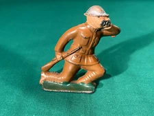 Scarce AM4 American Metal Observer w Binoculars Lead Dimestore Toy Soldier