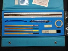 Rare 1982 Yamazaki Vintage Drawing Set –1 Missing Tool, Collectible Drafting Kit