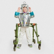 HYDE AND EEK TODDLER ADAPTIVE ROBOT HALLOWEEN COSTUME SIZE 2T-3T NEW