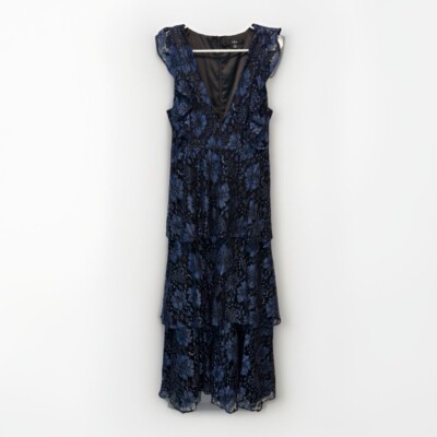 Lulus Molinetto Navy Blue Lace Ruffled Tiered Sleeveless Evening Maxi Dress M | eBay Lulus Molinetto Navy Blue Lace Ruffled Tiered Sleeveless Evening Maxi Dress M | eBay