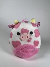 Squishmallow Evangelica 3.5  Valentines Clip Cow 2023 Stuffed Plush NWT HTF