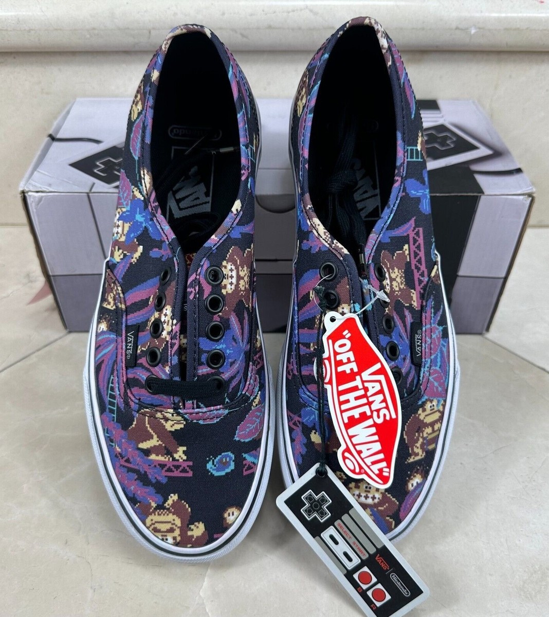 Size 7.5 - VANS Nintendo x Authentic Donkey Kong for sale