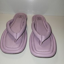No Boundaries NO BO Women's Lavender Puffy Thong Flip Flop Sandals Size 10