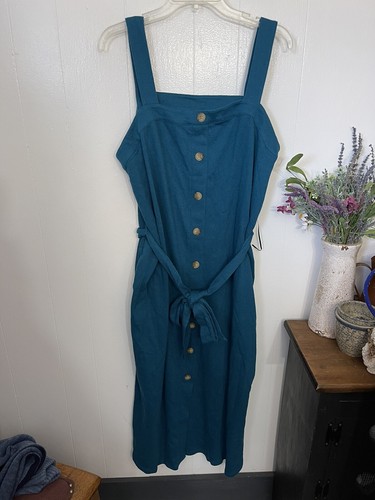 Ava \u0026 Viv XL Turquoise Blue Jumper 