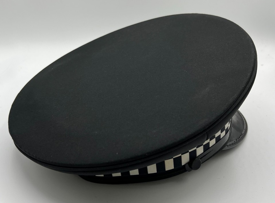 Vintage English North Wales Police Cap Hat Visor Cop Uniform England