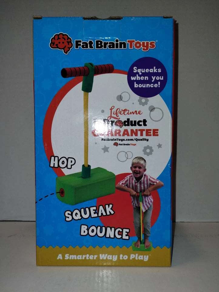 Fat Brain Toys New In Box Squeak A Roo Hop N Bounce Indoor And Outdoor Toy 3+ Yr - Image 2 of 4