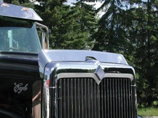 International 9900 Series/5900I SFA Stainless Steel Hood Shield Bug Deflector