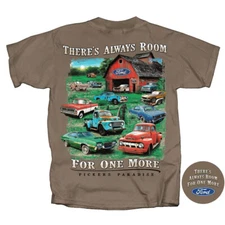 Ford Always Room For One More T-Shirt Officially Licensed Mustang Gran Torino