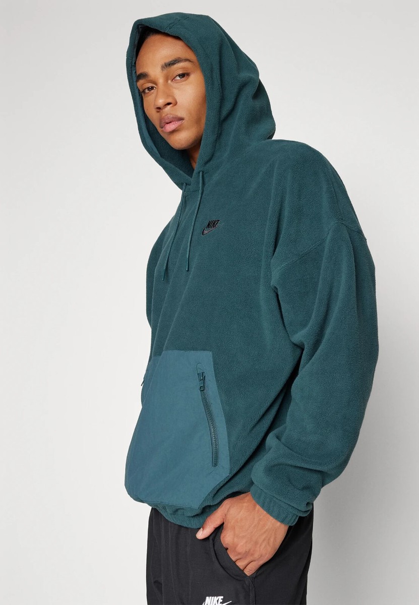 パーカー・フーディ Nike Club Fleece Polar Pullover Hoodie Deep Jungle Black Nike Mens Club Polar Fleece Pullover Hoodie (deep jungle