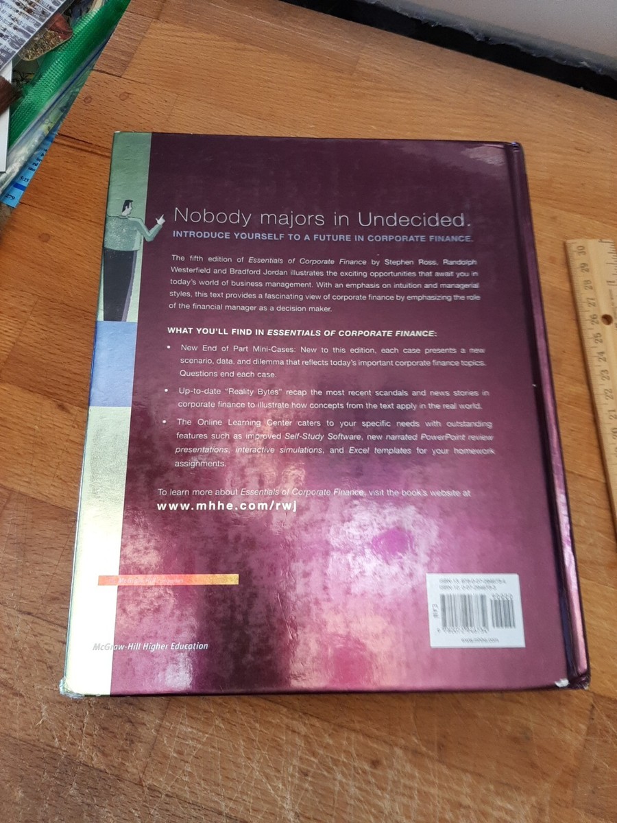 Essentials of Corporate Finance Mcgraw-hill/irwin Series in ASIN