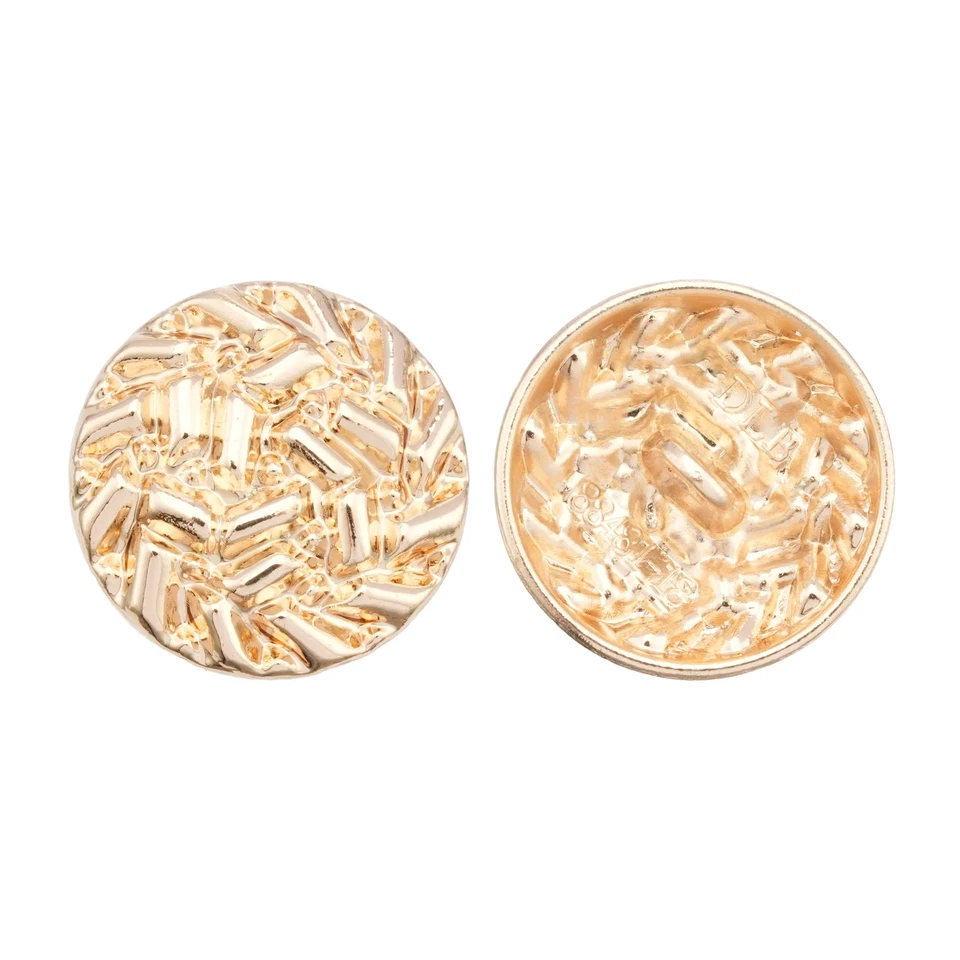 5pcs Stylish Round Metal Buttons for DIY Craft, Sewing, Clothing Decor 11-25mm - Image 2 of 3