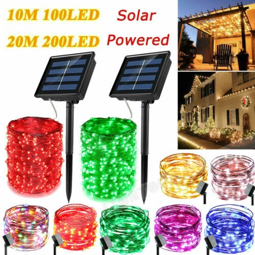 Solar Lichterketten zur jahreszeitlichen Dekoration