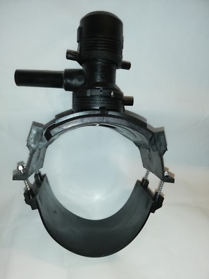  Gewindeschneidsattel KIT360° drehbar Auslass Elektrofusion PE100 Rohrleitungssystem UK 