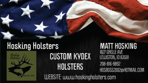 Chest Holster Solid Color Kydex Hosking Holster - Picture 2 of 9