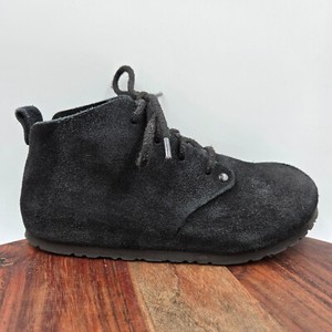 Birkenstock Dundee ankle suede boots in black men\'s size 10 DUNDEE PLUS Suede Leather in black (Removable Footbed  main image 4