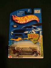 Hot Wheels 2002 Krazy 8s #100 Grave Rave Series 2 of 4 RED Mattel Wheels 54455