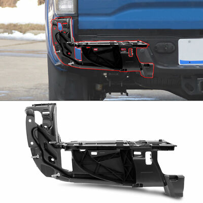 For 2016-2023 Toyota Tacoma TRD Matte Black Rear Bumper End Caps w