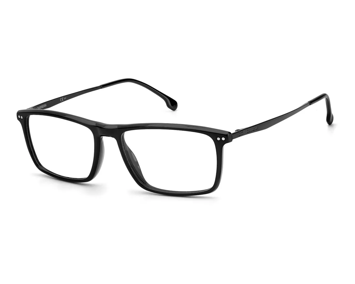 Monture de lunettes ophtalmiques homme noir CARRARE 8866 807 54 mm avec bras en