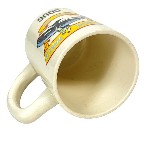 Marine World Africa USA Vintage Coffee Mug Cup DOUG Personalized Killer Whale - Picture 7 of 8