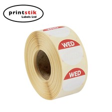 Day Dot Food Hygiene / Prioritisation Labels – Wednesday 1 Pack of 1,000 labels