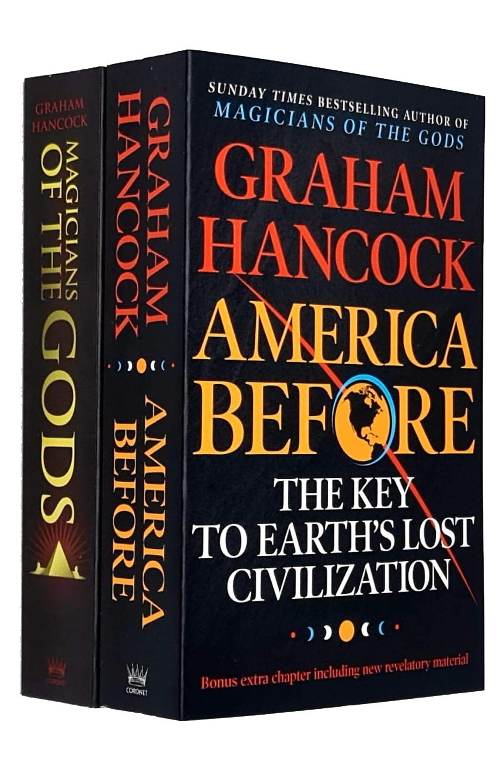 Graham Hancock Collection 2 Books Set Magicians of the Gods & America Before