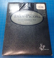 Vintage Evan-Picone Busine Sheer Navy  Light Control Top Panty Hose Sz. S #187