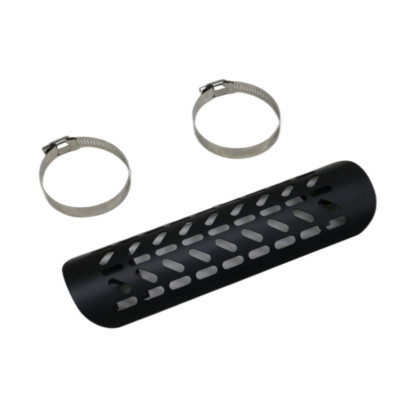 Black Exhaust Muffler Pipe Heat Shield Heel Guard CB VTX VT VN XL FL FX Shadow