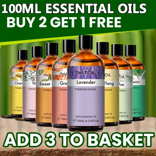 100ml Essential Oils - Therapeutic Grade Oil -Pure and Natural -for Diffuser,DIY