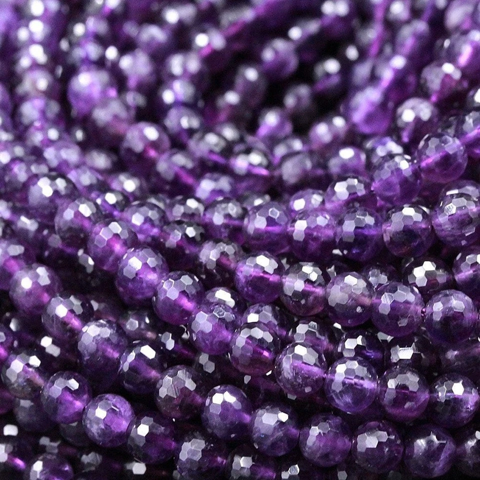 Pulsera Amatista Natural Cristal Púrpura Pulsera Curativa Estilo Delicado Foto 3 de 4