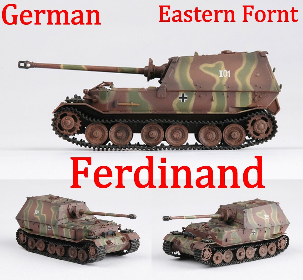 Easy Model 1/72 Germany Panzerjager Ferdinand 654th Abt,Eastern