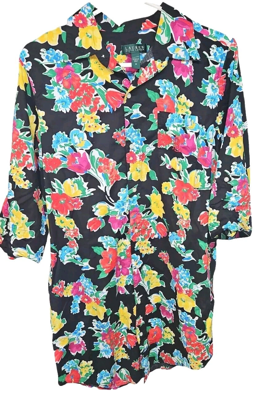 Lauren Ralph Lauren negro Floral Pijamas y batas para Mujeres