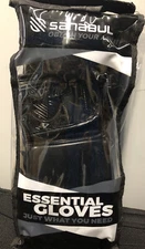 New Sanabul Essential Gel Boxing Kickboxing Fighting-Bag Gloves (All Black Sz 10