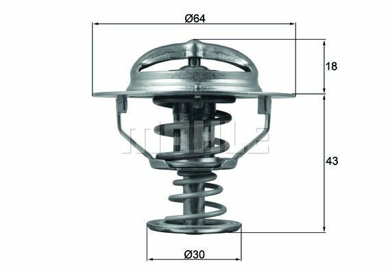 Mahle Thermostat FüR KIA Carnival /,Magentis,Opirus,Sorento II Iii,Soul II-image