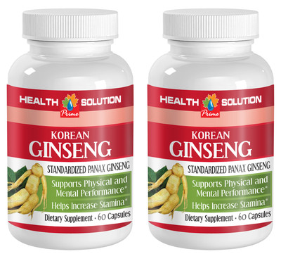 Power Boost Libido Caps - Korean Ginseng 350mg - Red Korean (Panax) Ginseng 2B