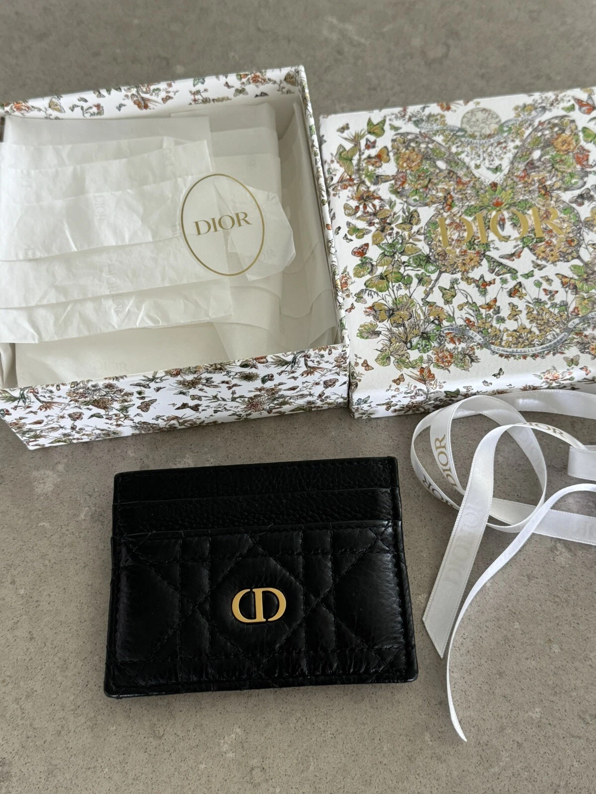 Authentique porte carte Dior Caro