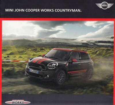 MINI JOHN COOPER WORKS COUNTRYMAN Sportscar Prospekt Brochure 2012 B10