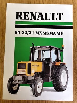 Renault 85-32/34 MX MS MA ME brochure tractor brochure 24