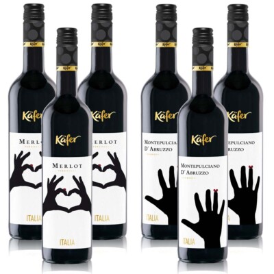 Käfer Wein ''Rotwein Italien'' Weinpaket (6x 0,75 l)