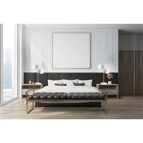 Living District Eclipse 2-Light Metal & Glass Table Lamp in Chrome/Clear - Picture 3 of 5