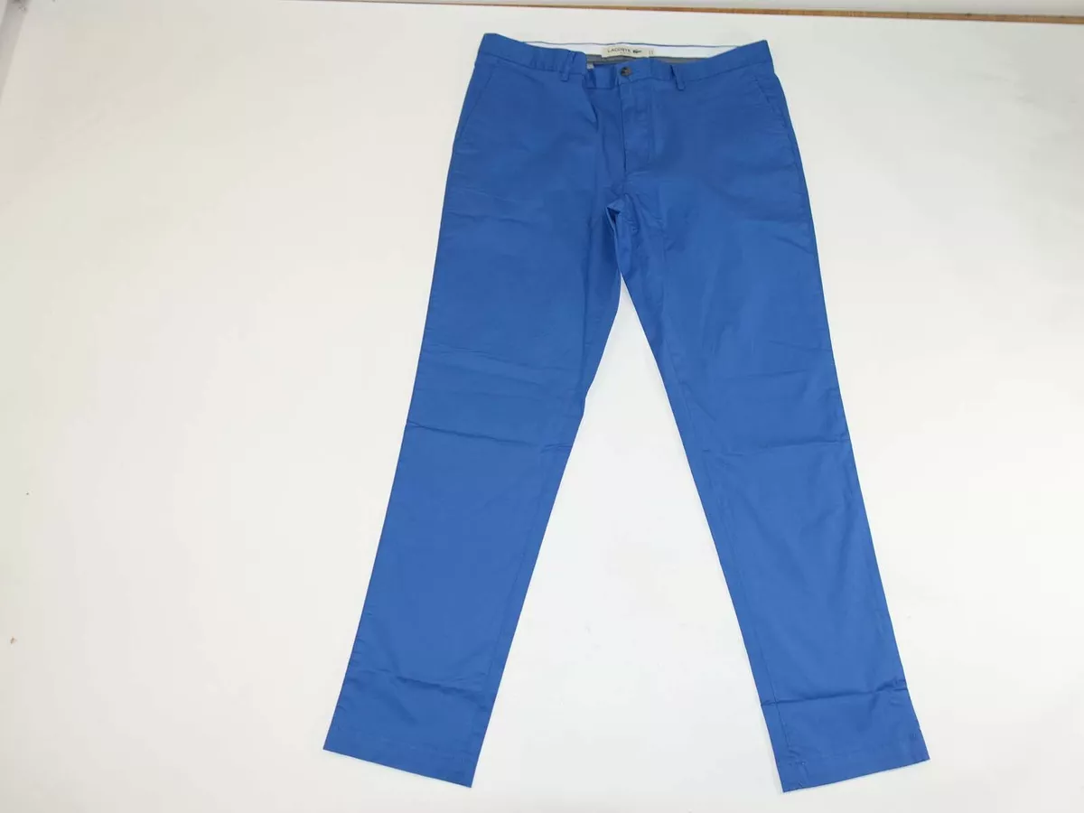 Lacoste Men s Slim Fit Cotton Twill Chino Pants 40 x 34 NWT