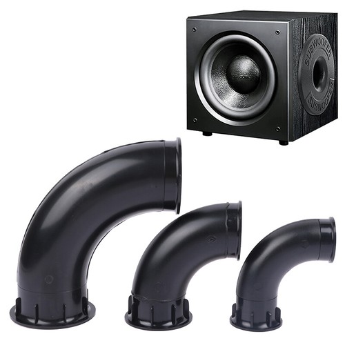 Speaker Curved Guide Tube BASS Subwoofer Inverted Tube Port Auxiliary Open Hole - Zdjęcie 7 z 13