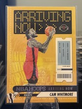 2023-24 Panini Hoops Basketball Cam Whitmore-#22 RC Arriving Now Insert. Rockets
