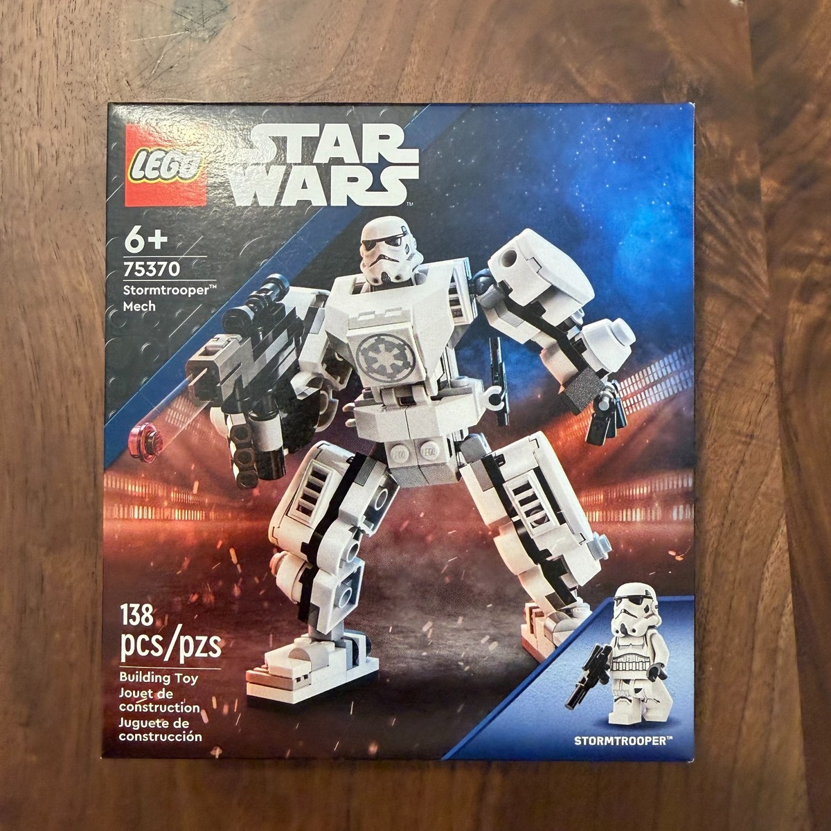 LEGO 75370 STAR WARS Stormtrooper Mech 138 Pieces Brand New Sealed