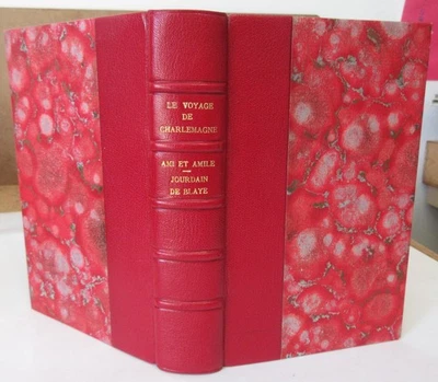 3 LIVRES LITTERATURE MEDIEVALE CHARLEMAGNE CONSTANTINOPLE JOURDAIN DE BLAYE AMI - Photo 1/4
