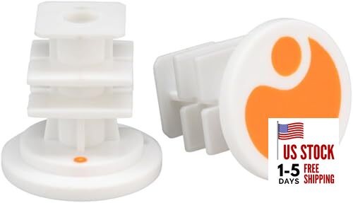  End Plugs for GA2/GA2Fat/GA3: Orange 